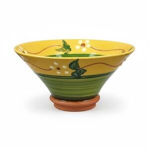 Ambiance Aubagne Provence Handmade Faience Bowl France Vintage